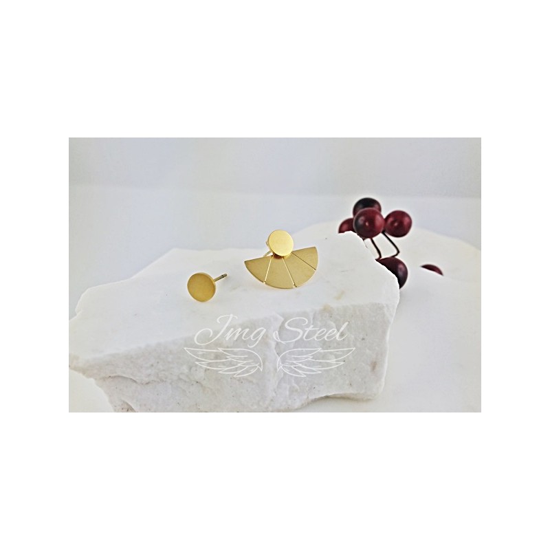 Geometryczne kolczyki 3w1