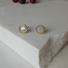 Kolczyki z masą perłową