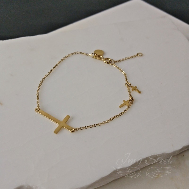Bransoletka z krzyżykami