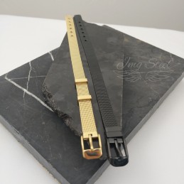 Czarna bransoletka na czarmsy