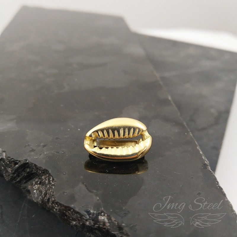 Czarms złota muszla