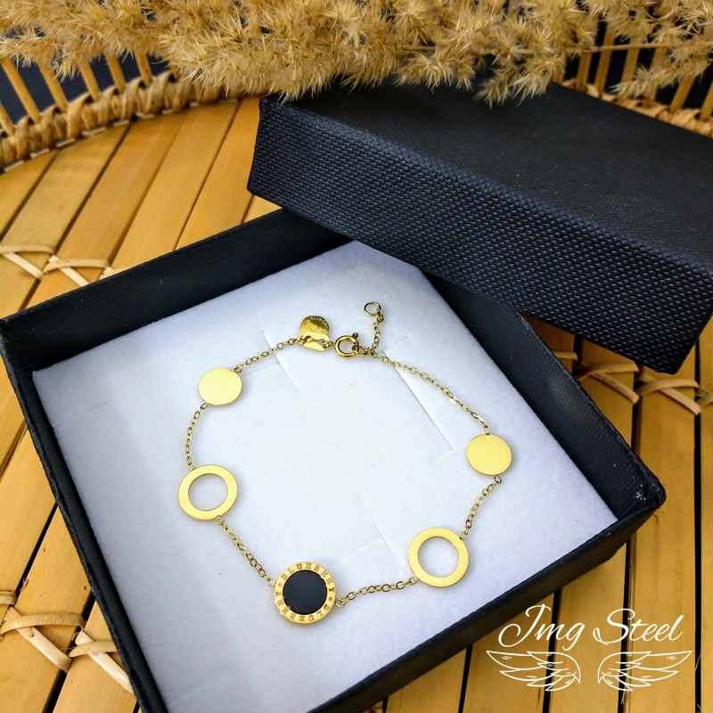 Bransoletka z akrylowym oczkiem